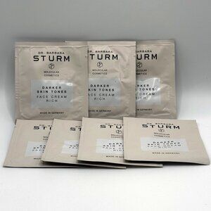 7 x Dr. Barbara Sturm Darker Skin Tones Face Cream Rich Sample Packets